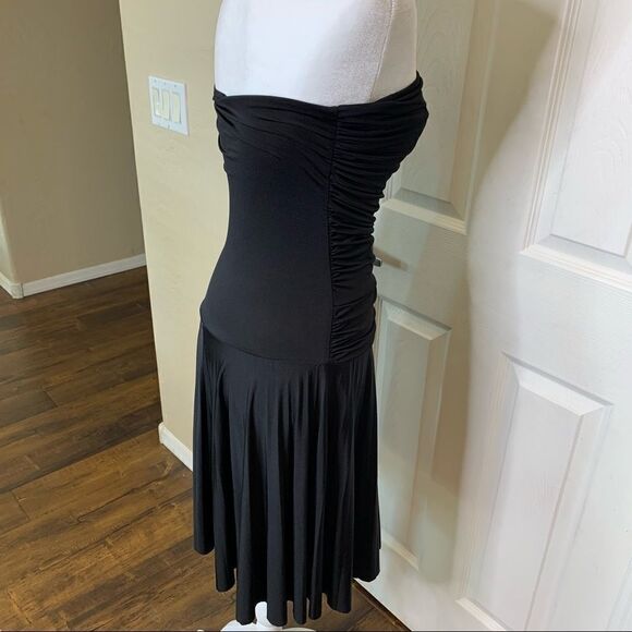 Soprano Strapless Black Dress Size Medium - Picture 5 of 10